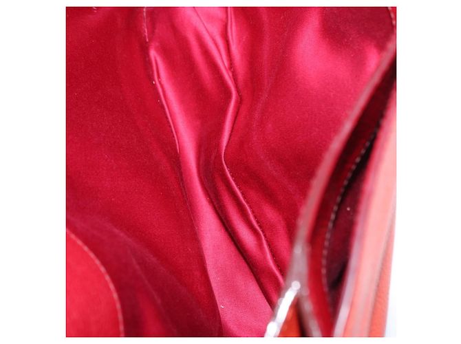 Miu Miu Madras Top Handle Leather Small Rot - Ansicht 5