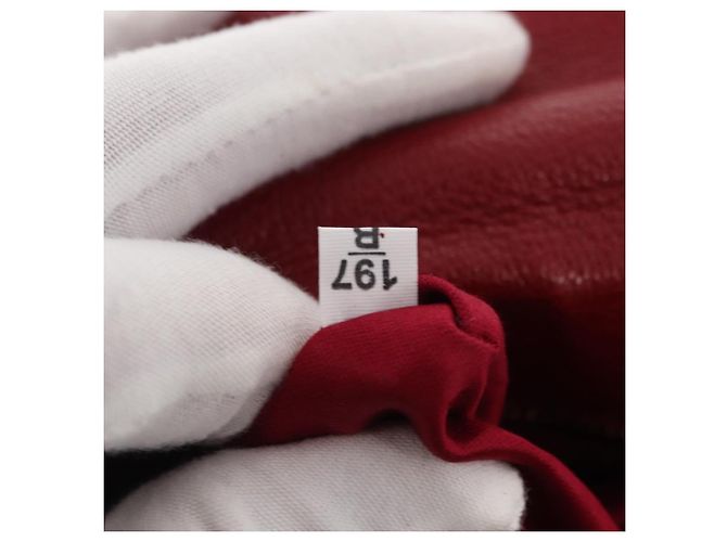Miu Miu Madras Top Handle Leather Small Rot - Ansicht 7