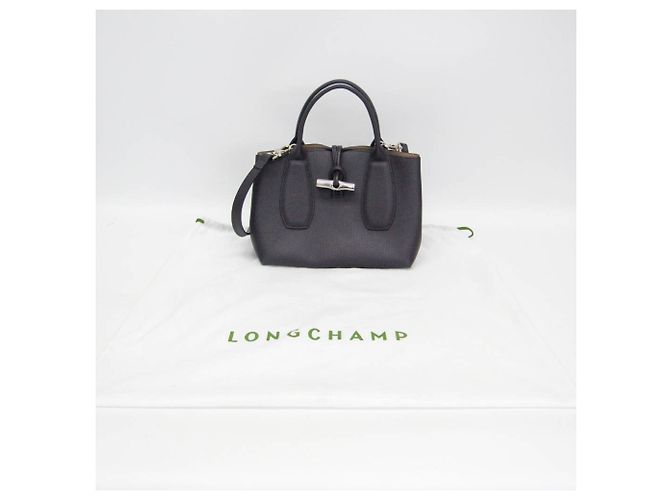 Borsa Longchamp ROSEAU S in viola scuro - vista 2
