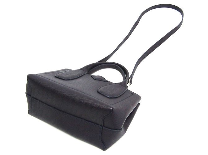 Borsa Longchamp ROSEAU S in viola scuro - vista 3