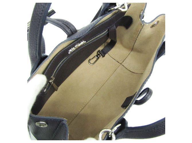 Borsa Longchamp ROSEAU S in viola scuro - vista 4
