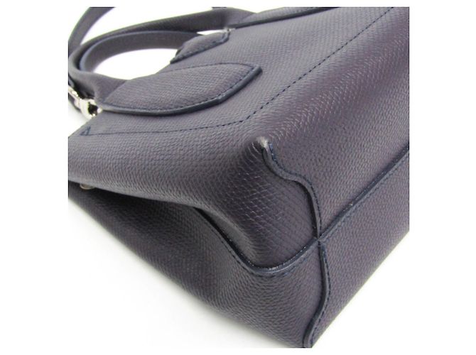 Borsa Longchamp ROSEAU S in viola scuro - vista 5