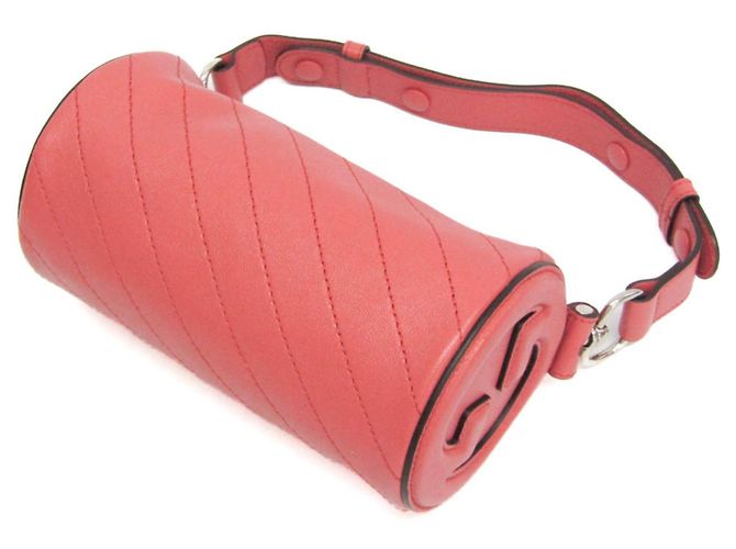 Borsa in pelle Gucci Blondie 760170 Rosa - vista 3