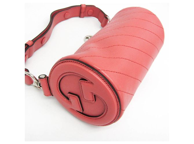 Borsa in pelle Gucci Blondie 760170 Rosa - vista 5
