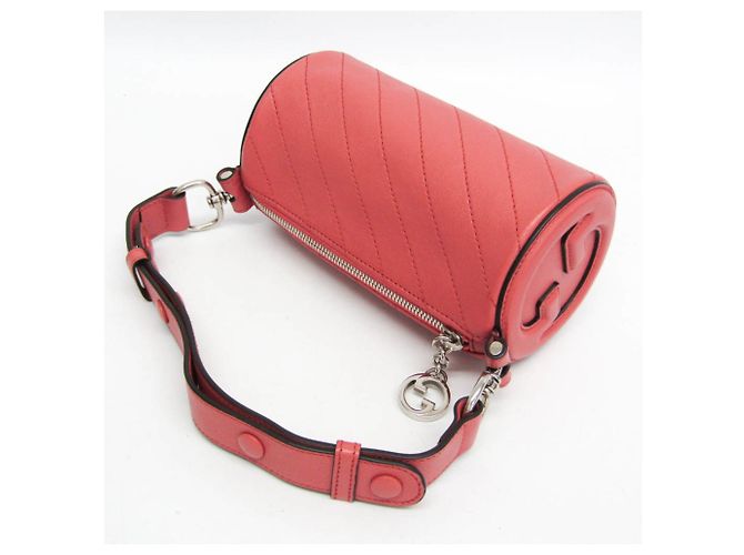 Borsa in pelle Gucci Blondie 760170 Rosa - vista 6