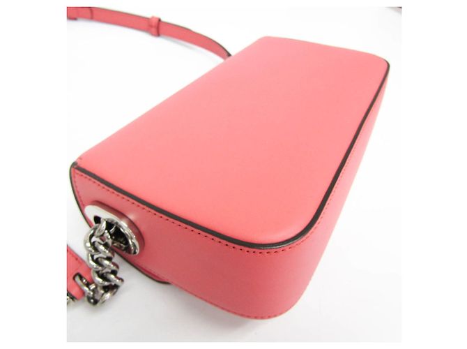 Borsa a spalla in pelle per donna Gucci Double G 739722 in rosa - vista 5