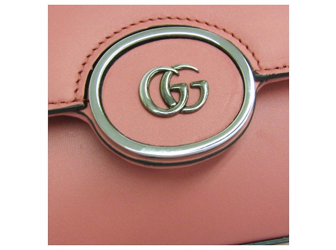 Borsa a spalla in pelle per donna Gucci Double G 739722 in rosa - vista 9