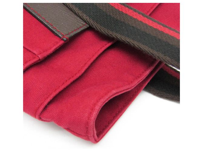 Hermès Troca Vertical MM Handtasche Rot - Ansicht 8