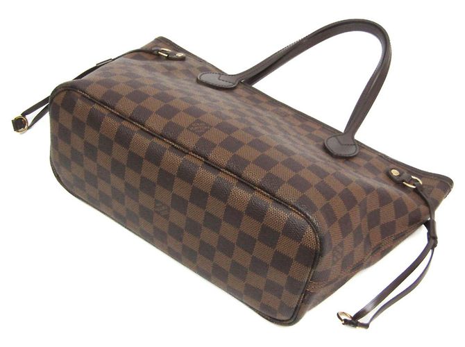 Borsa tote Louis Vuitton Damier Neverfull PM N51109 Marrone - vista 2