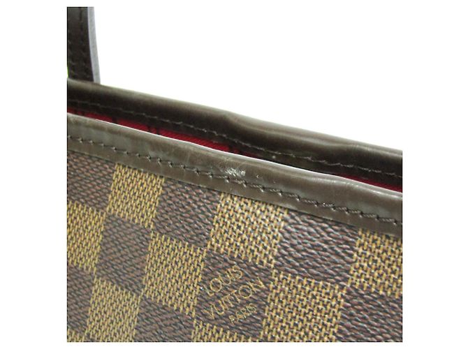 Borsa tote Louis Vuitton Damier Neverfull PM N51109 Marrone - vista 7