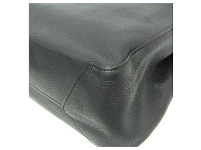 Tiffany & Co Tiffany 2-Wege Leder Schultertasche Schwarz - Ansicht 5