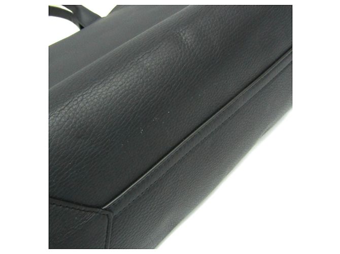 Tiffany & Co Tiffany 2-Wege Leder Schultertasche Schwarz - Ansicht 6