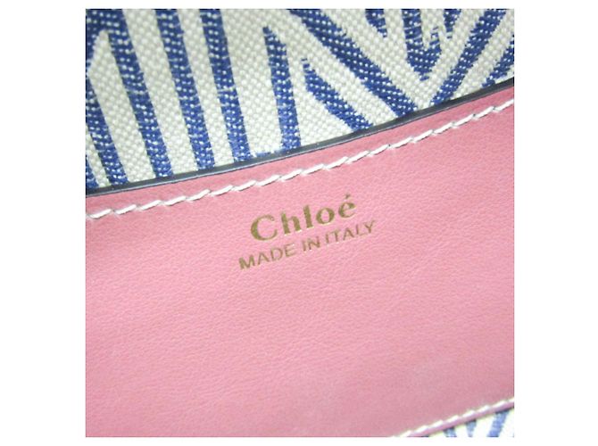 Chloé MINI DARIA Borsa in pelle rosa - vista 13