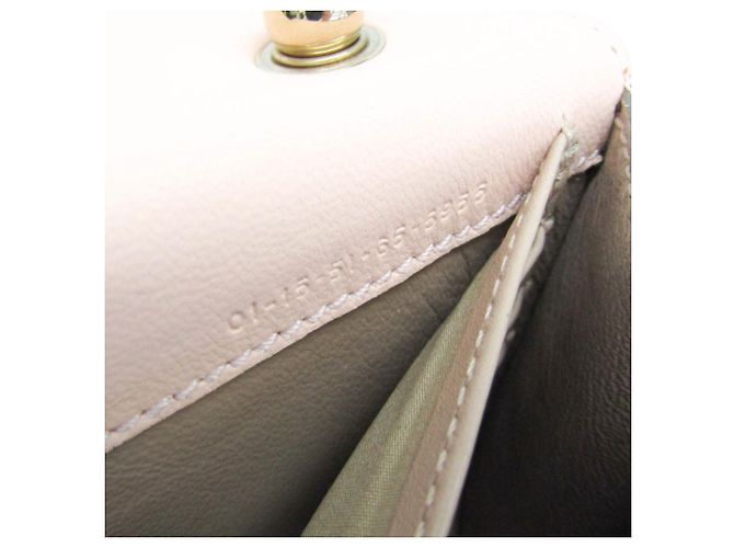 Borsa a Spalla Chloé Ribbon Chain Rosa Beige - vista 15