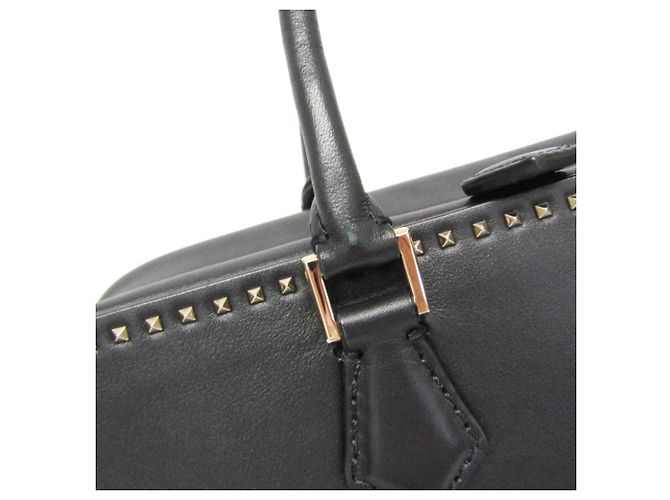 Borsa in pelle Lockstuds da donna Valentino Garavani Nero - vista 11