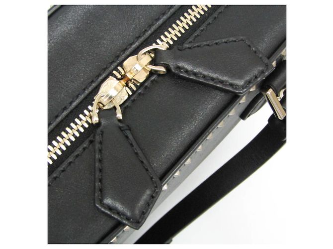 Borsa in pelle Lockstuds da donna Valentino Garavani Nero - vista 12