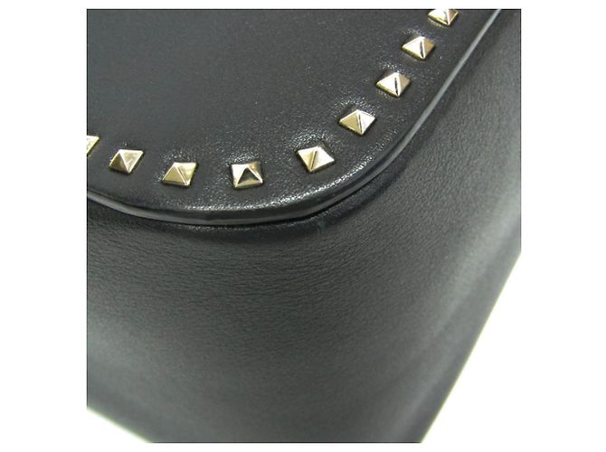 Borsa in pelle Lockstuds da donna Valentino Garavani Nero - vista 5
