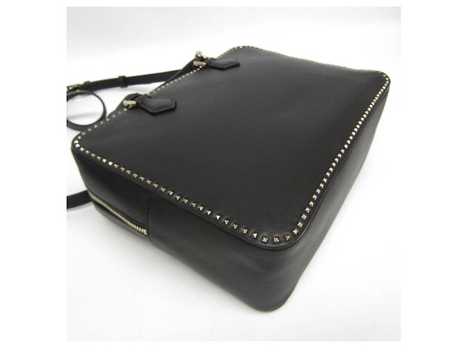 Borsa in pelle Lockstuds da donna Valentino Garavani Nero - vista 6