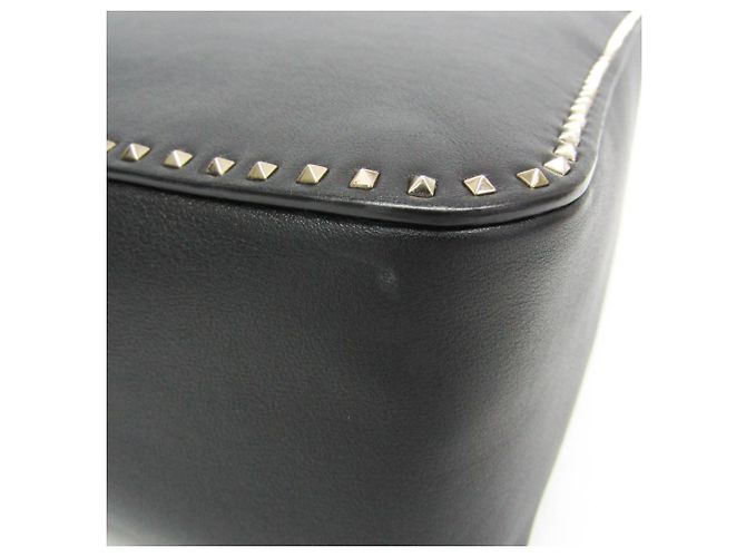 Borsa in pelle Lockstuds da donna Valentino Garavani Nero - vista 8