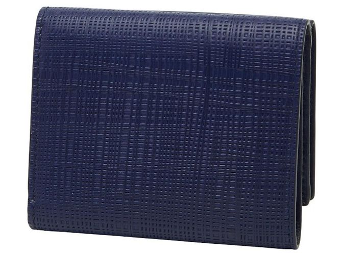 LOEWE Blauer Leder-Dreifach-Wallet - Ansicht 2