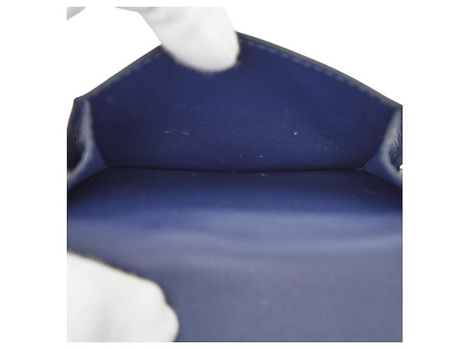 LOEWE Blauer Leder-Dreifach-Wallet - Ansicht 7