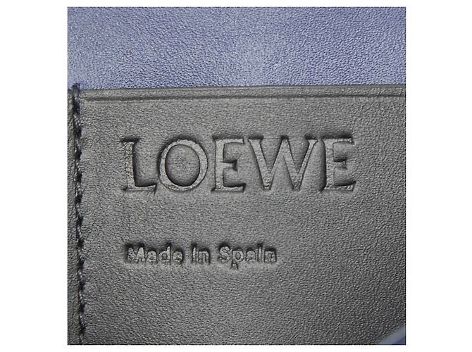 LOEWE Blauer Leder-Dreifach-Wallet - Ansicht 8