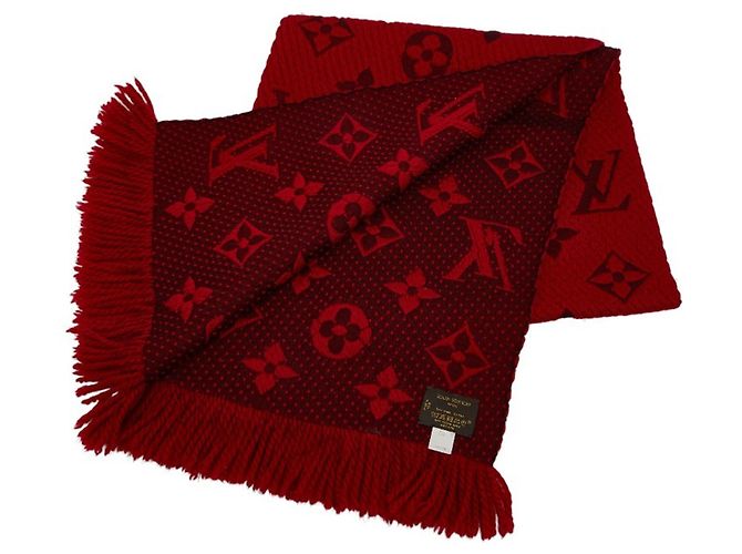 Bufanda Logomania Louis Vuitton Roja - vista 2