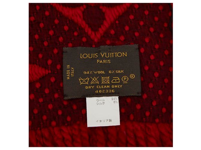 Bufanda Logomania Louis Vuitton Roja - vista 3