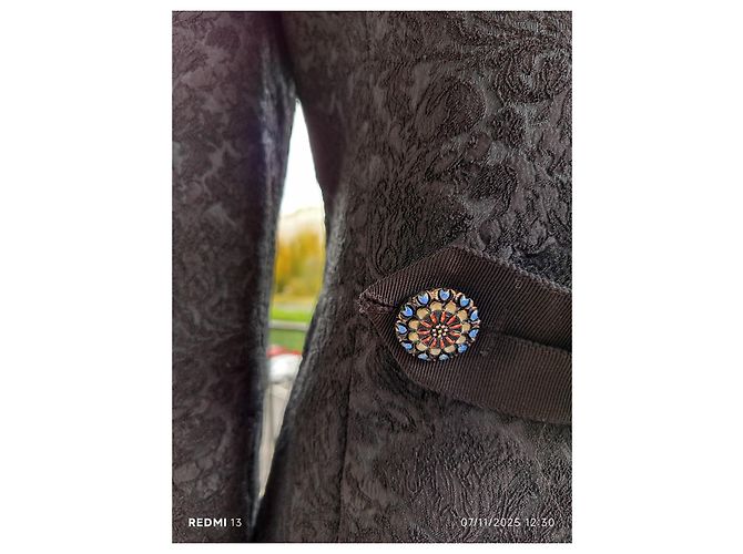 Giacca Etro Nera Ricamata Nero - vista 12