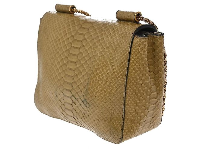 Chloé Chloe Elsie Chain Shoulder Bag Python Small - view 4