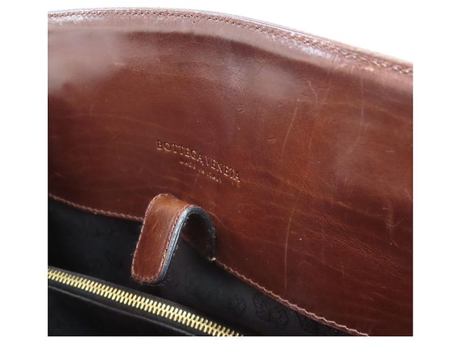 Bottega Veneta PVC Tragetasche Braun Schwarz - Ansicht 11
