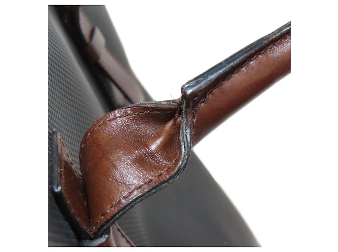 Bottega Veneta PVC Tragetasche Braun Schwarz - Ansicht 18
