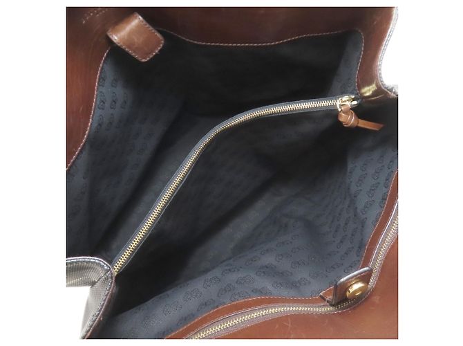 Bottega Veneta PVC Tragetasche Braun Schwarz - Ansicht 5