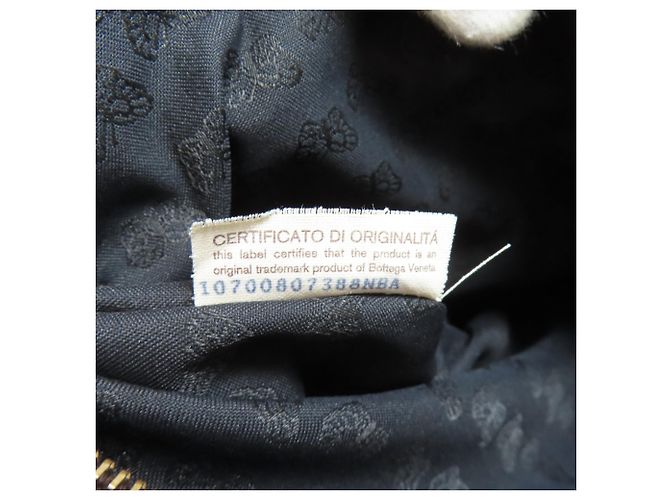 Bottega Veneta PVC Tragetasche Braun Schwarz - Ansicht 7