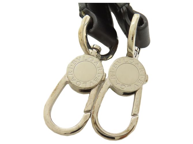 Bulgari Bvlgari 2-Wege Tote Bag aus Kalbsleder Schwarz - Ansicht 20