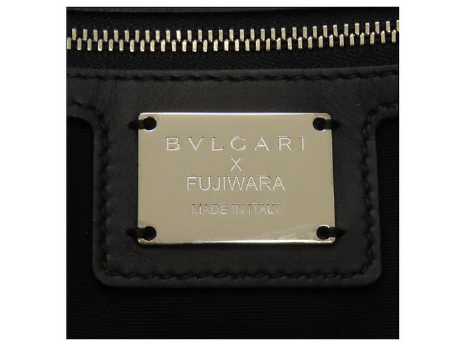 Bulgari Bvlgari 2-Wege Tote Bag aus Kalbsleder Schwarz - Ansicht 6
