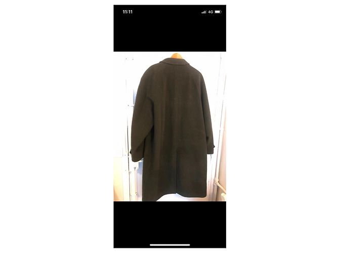 Autre Marque Lebole long wool coat Dark green - view 2