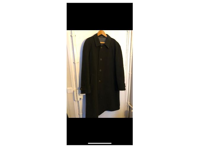 Autre Marque Lebole long wool coat Dark green - view 3
