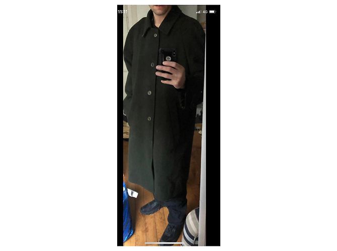 Autre Marque Lebole long wool coat Dark green - view 9