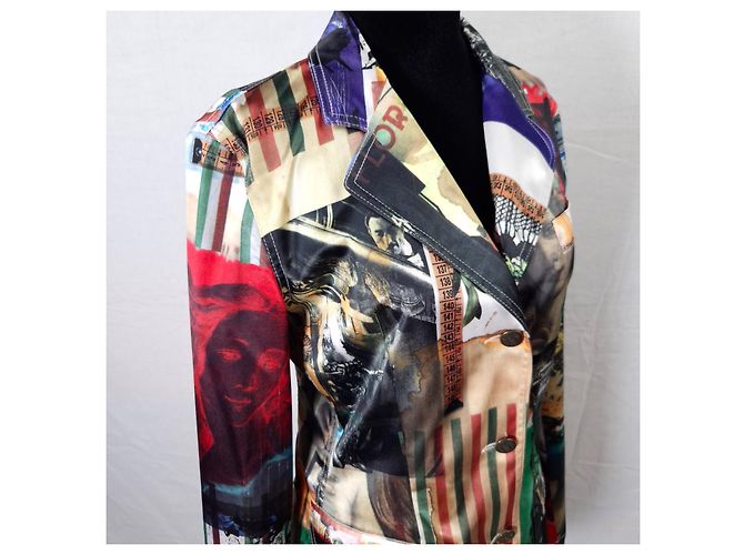 Moschino Geburt der Venus Jacke aus den 90ern Mehrfarben - Ansicht 11