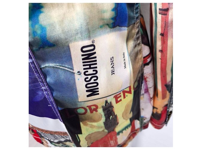 Moschino Geburt der Venus Jacke aus den 90ern Mehrfarben - Ansicht 12