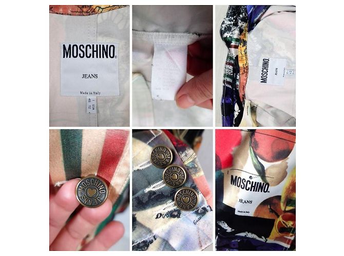 Moschino Geburt der Venus Jacke aus den 90ern Mehrfarben - Ansicht 15