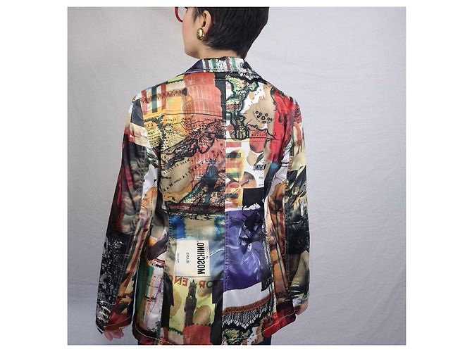 Moschino Geburt der Venus Jacke aus den 90ern Mehrfarben - Ansicht 6
