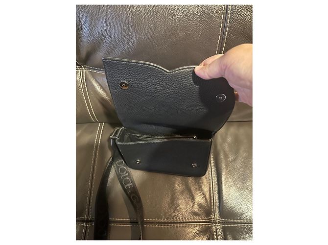Borsa a mano in pelle nera Dolce & Gabbana Nero - vista 11