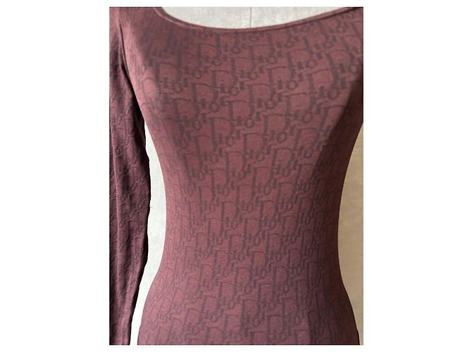 Schräg-Monogramm Körper Christian Dior Lila - Ansicht 2