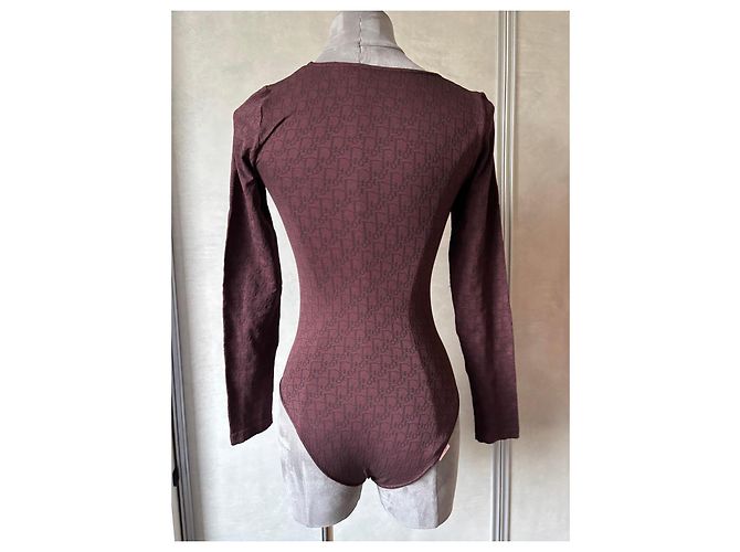 Schräg-Monogramm Körper Christian Dior Lila - Ansicht 4