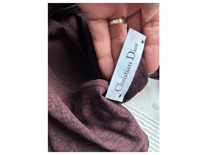 Schräg-Monogramm Körper Christian Dior Lila - Ansicht 5