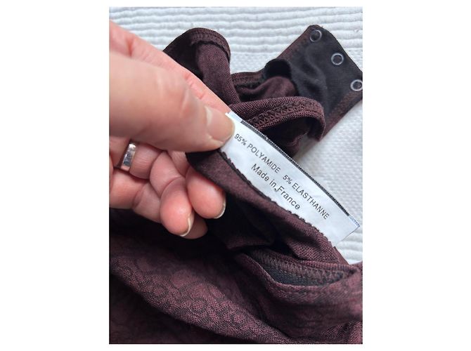 Schräg-Monogramm Körper Christian Dior Lila - Ansicht 6