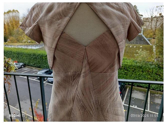 Abito e giacca bolero in seta Giorgio Armani - vista 3