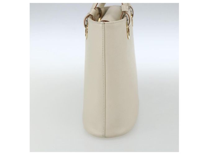 Borsa Gancini in pelle Salvatore Ferragamo Bianco - vista 4